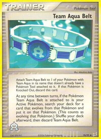 Team Aqua Belt 「MA 76/95」「EN」