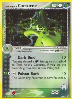 Team Aqua's Cacturne #1/95 · Pokémon