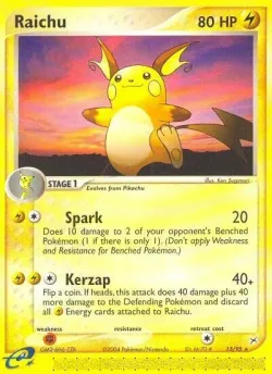 Raichu #13/95 · Pokémon