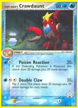 Team Aqua's Crawdaunt #14/95 · Pokémon