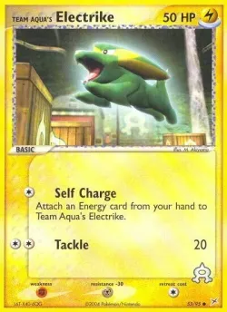 Team Aqua's Electrike 「MA 53/95」「EN」