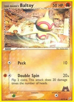 Team Magma's Baltoy 「MA 60/95」「EN」