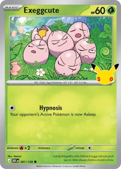 Exeggcute #001/128 · Pokémon