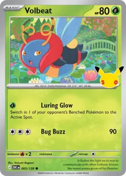 Volbeat #003/128 · Pokémon