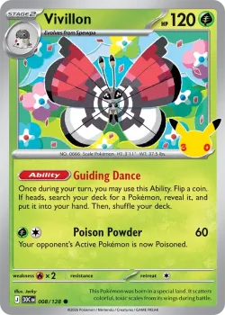 Vivillon #008/128 · Pokémon