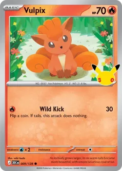 Vulpix #009/128 · Pokémon
