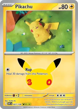 Pikachu #027/128 · Pokémon