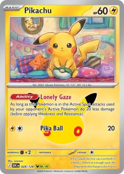 Pikachu #028/128 · Pokémon