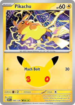Pikachu #030/128 · Pokémon