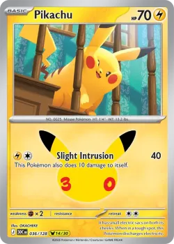Pikachu #036/128 · Pokémon