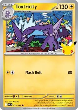 Toxtricity #059/128 · Pokémon