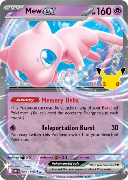 Mew ex #066/128 · Pokémon