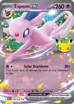 Espeon ex #070/128 · Pokémon