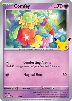 Comfey #077/128 · Pokémon