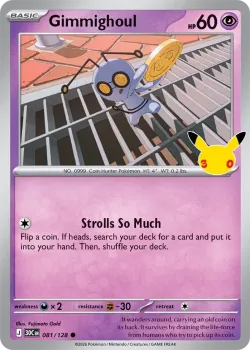 Gimmighoul #081/128 · Pokémon