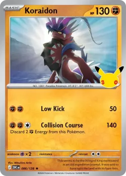 Koraidon #086/128 · Pokémon