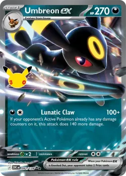 Umbreon ex #092/128 · Pokémon