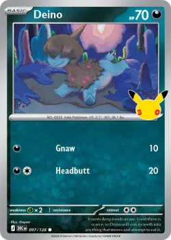Deino #097/128 · Pokémon