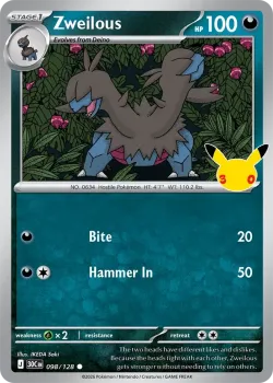 Zweilous #098/128 · Pokémon