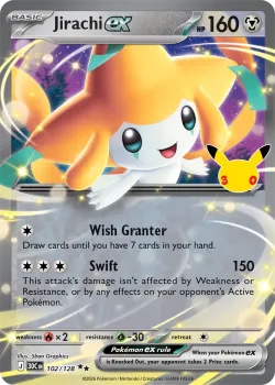 Jirachi ex #102/128 · Pokémon