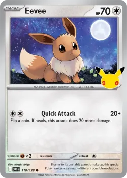 Eevee #118/128 · Pokémon