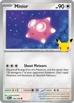 Minior #124/128 · Pokémon