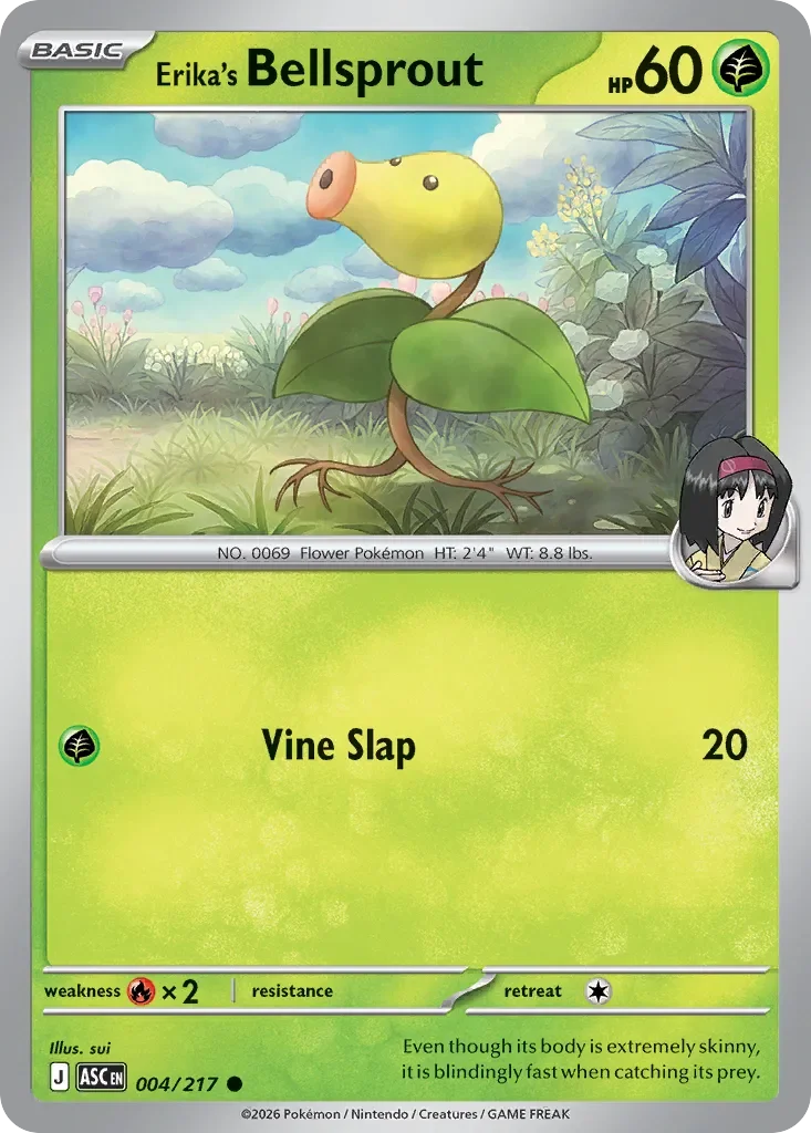 Erika's Bellsprout 「ASC 004/217」「EN」