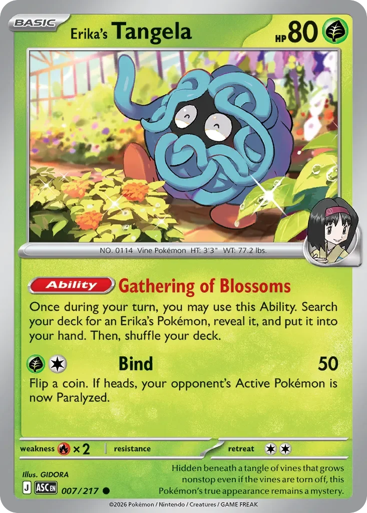 Erika's Tangela 「ASC 007/217」「EN」