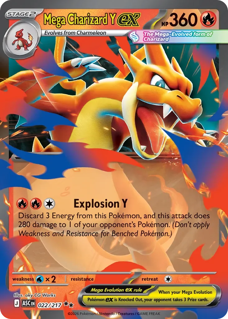 Mega Charizard Y ex 「ASC 022/217」「EN」