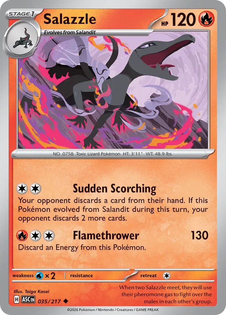 Salazzle 「ASC 035/217」「EN」