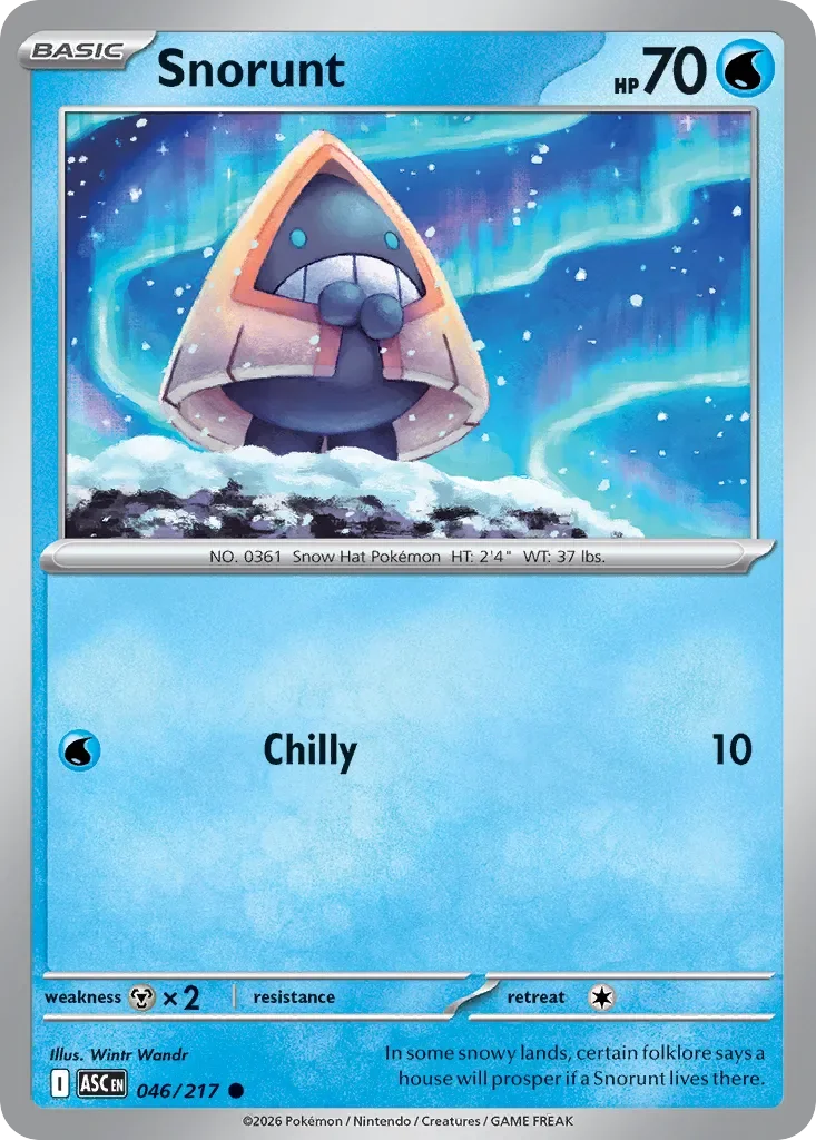 Snorunt 「ASC 046/217」「EN」