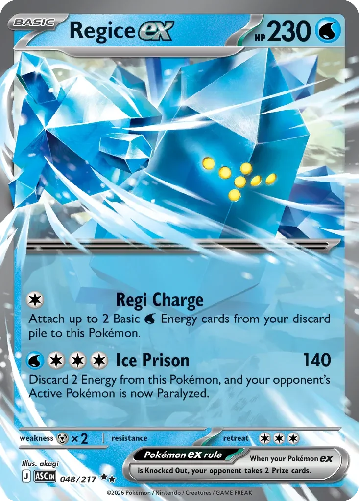 Regice ex 「ASC 048/217」「EN」