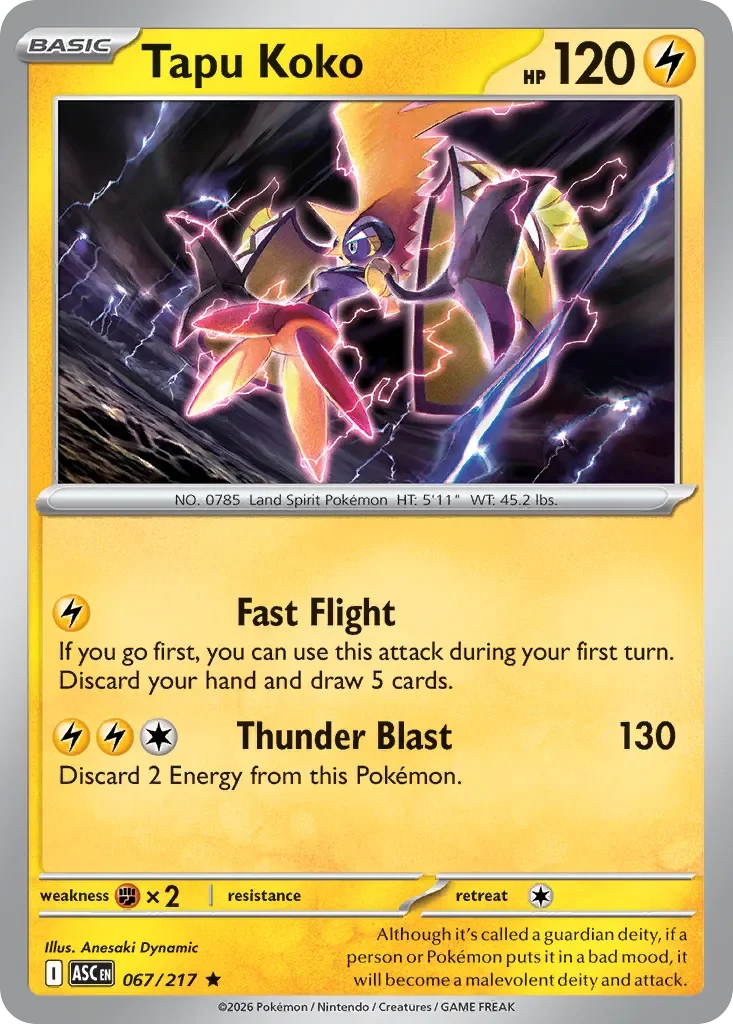 Tapu Koko 「ASC 067/217」「EN」