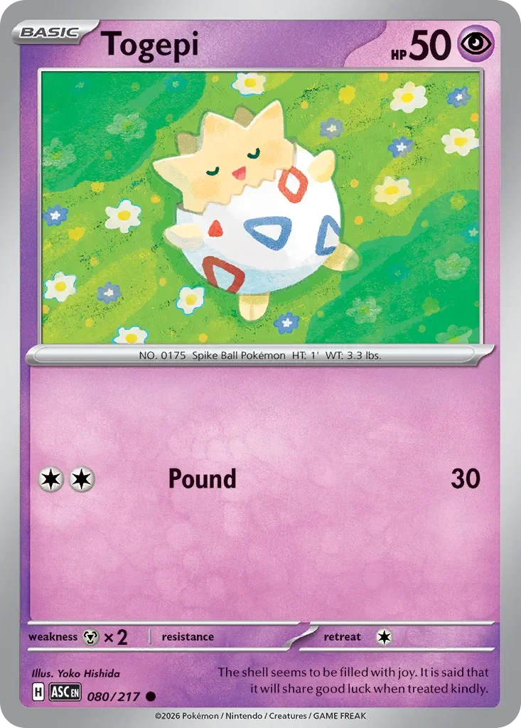 Togepi 「ASC 080/217」「EN」