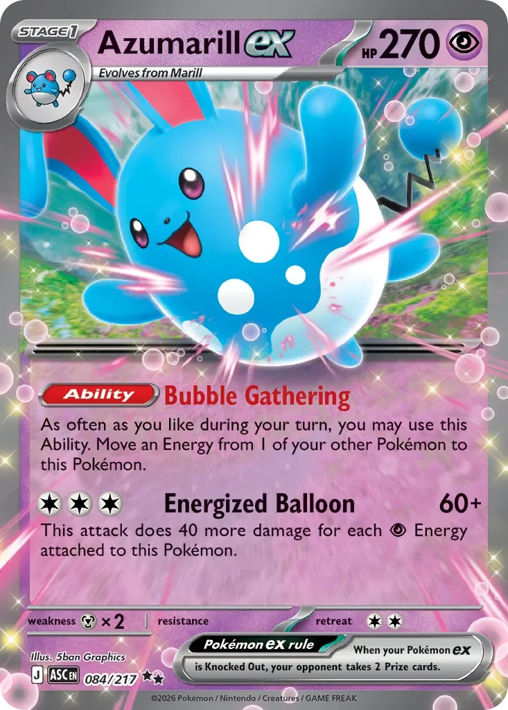 Azumarill ex 「ASC 084/217」「EN」