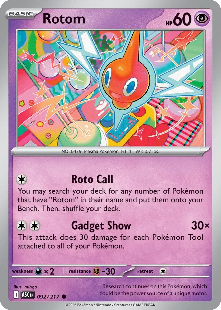 Rotom 「ASC 092/217」「EN」