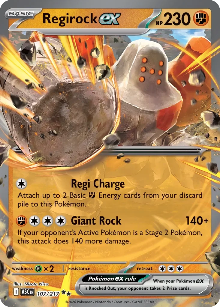 Regirock ex 「ASC 107/217」「EN」
