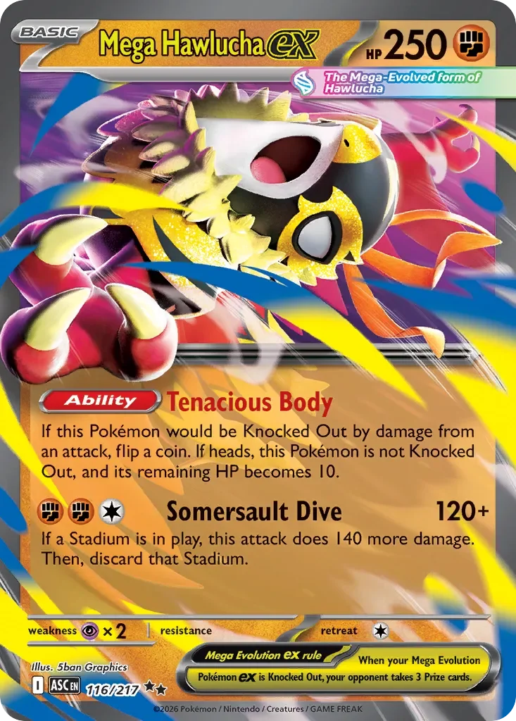 Mega Hawlucha ex 「ASC 116/217」「EN」