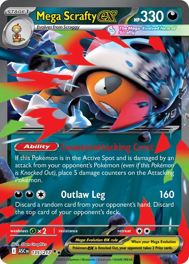 Mega Scrafty ex 「ASC 135/217」「EN」