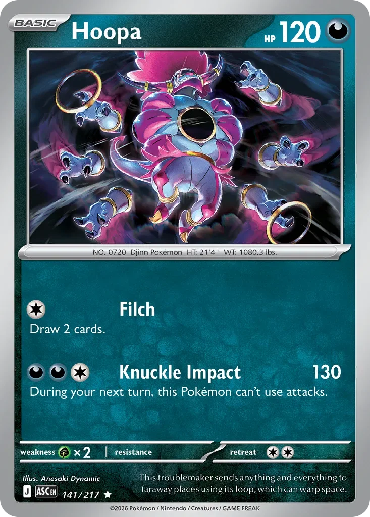 Hoopa 「ASC 141/217」「EN」