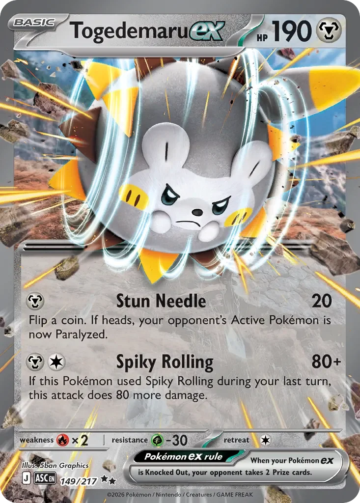Togedemaru ex 「ASC 149/217」「EN」