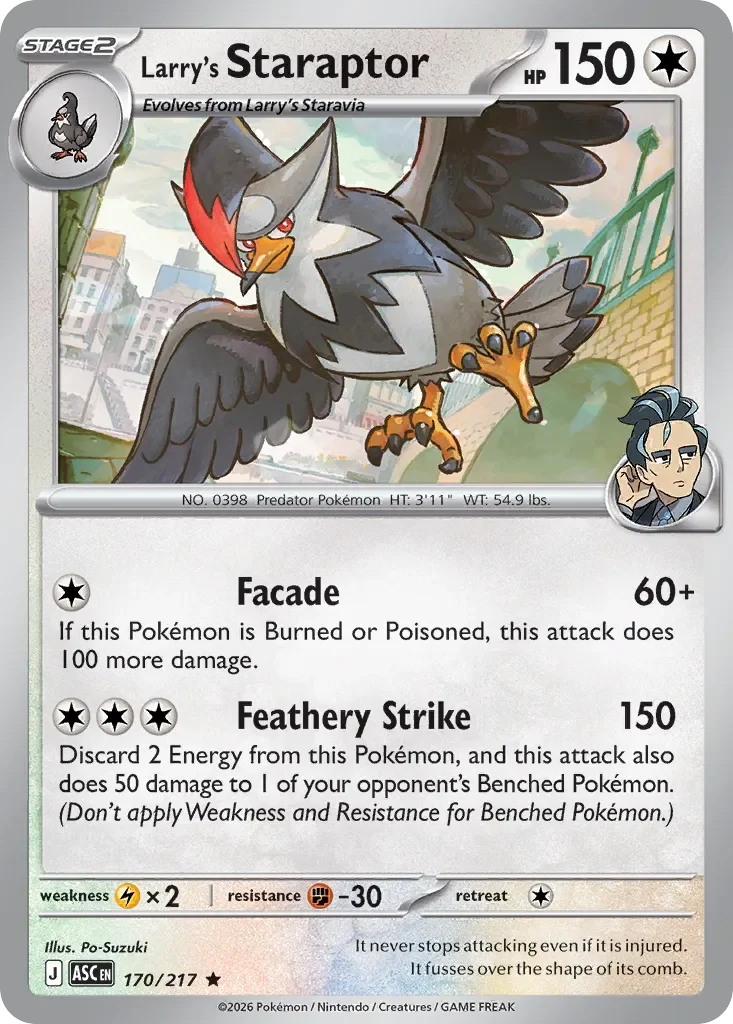 Larry's Staraptor 「ASC 170/217」「EN」