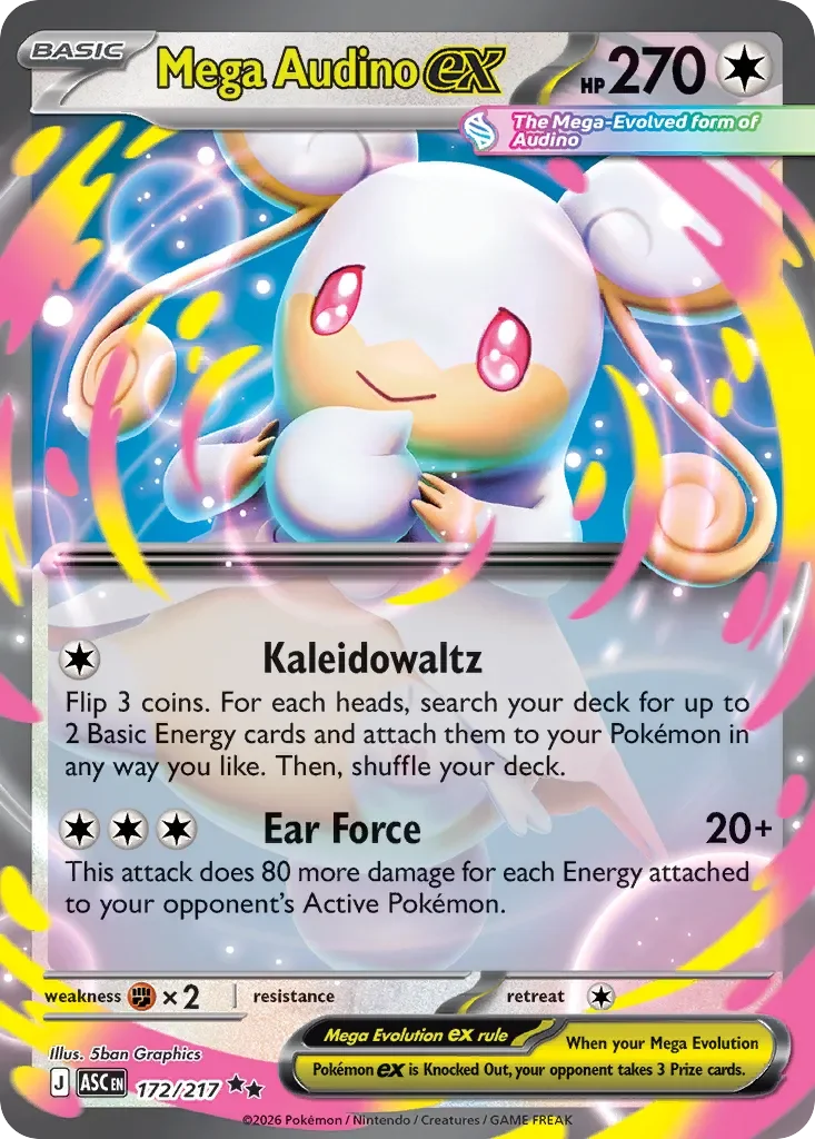 Mega Audino ex 「ASC 172/217」「EN」