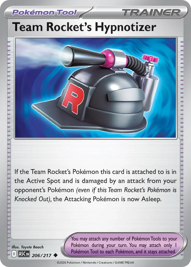 Team Rocket's Hypnotizer 「ASC 206/217」「EN」