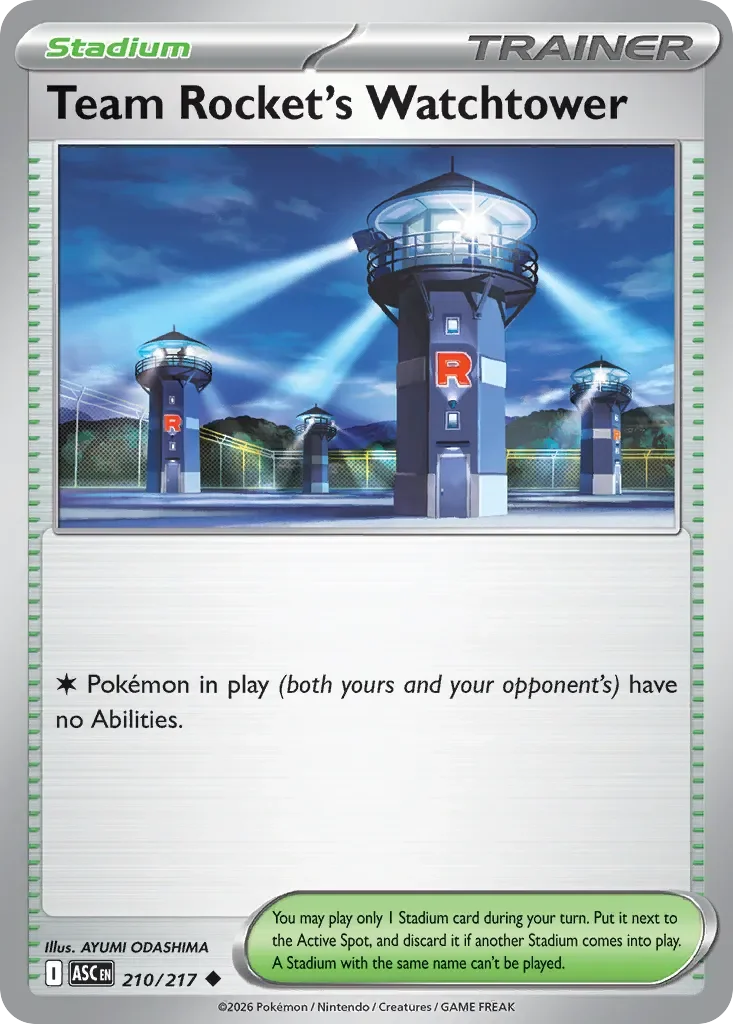 Team Rocket's Watchtower 「ASC 210/217」「EN」