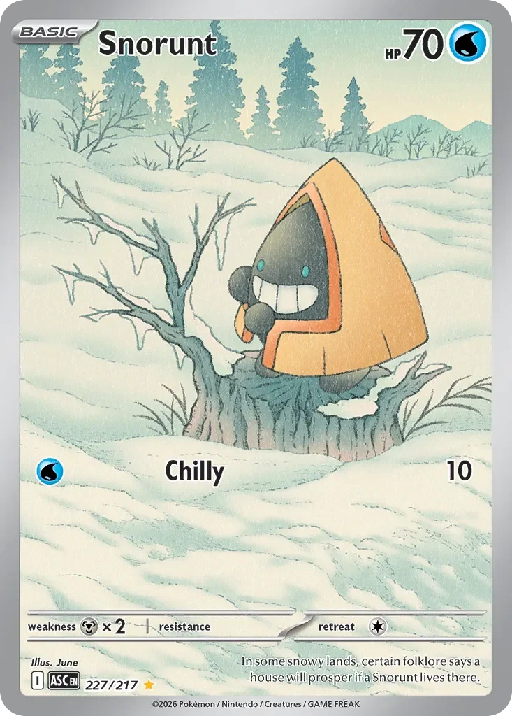 Snorunt 「ASC 227/217」「EN」
