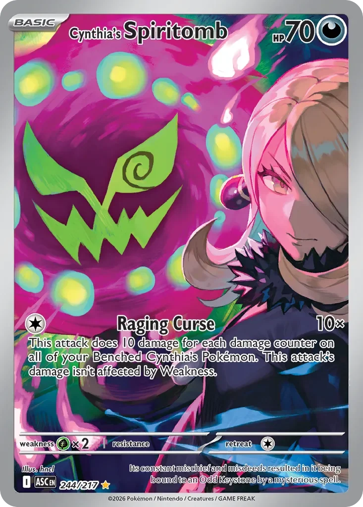 Cynthia's Spiritomb 「ASC 244/217」「EN」