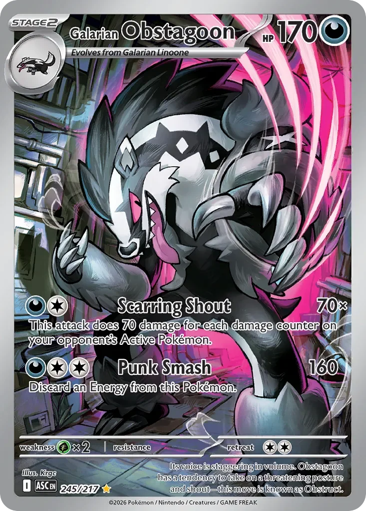 Galarian Obstagoon 「ASC 245/217」「EN」