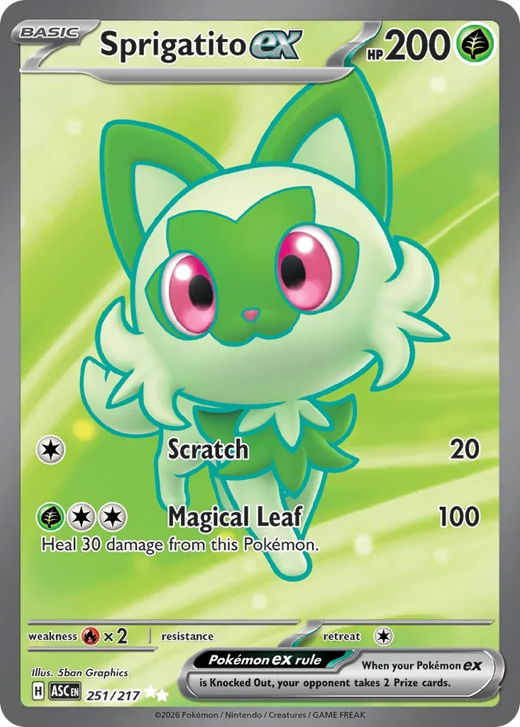 Sprigatito ex 「ASC 251/217」「EN」