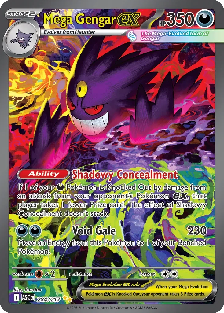 Mega Gengar ex 「ASC 284/217」「EN」